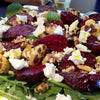 Warm Beetroot and Feta Salad with cumin infused canola oil