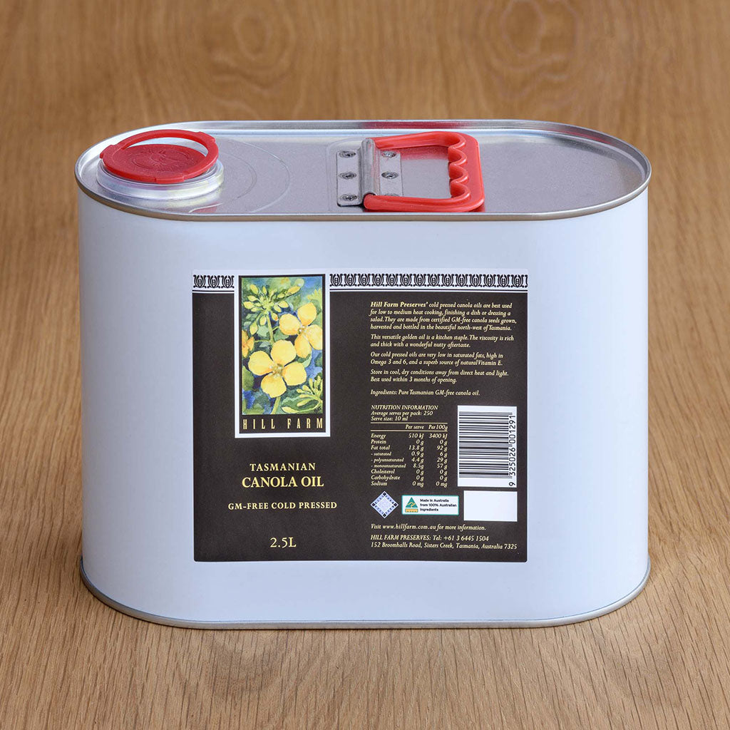 GM-Free Cold Pressed Canola Oil
