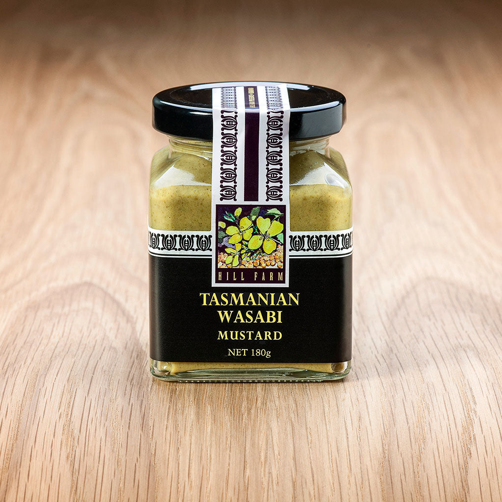 180g Jar of Tasmanian Wasabi Mustard Paste